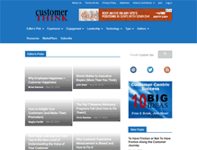Tablet Screenshot of customerthink2.com